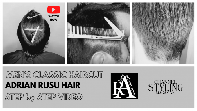 Men's classic Haircut Step by Step Video