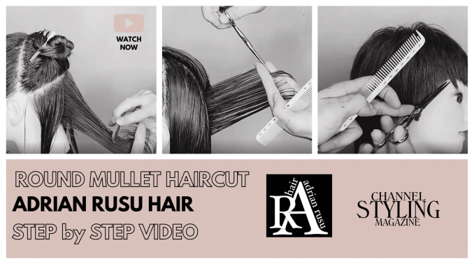 ROUND MULLET HAIRCUT Full Step by Step Video
